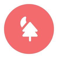 trendy kerstboom vector