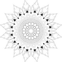 mandala kleurplaten vector