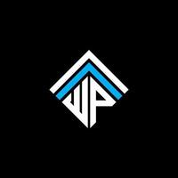 wp letter logo creatief ontwerp met vectorafbeelding, wp eenvoudig en modern logo. vector
