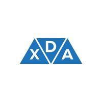 dxa driehoek vorm logo ontwerp Aan wit achtergrond. dxa creatief initialen brief logo concept. vector