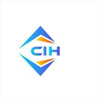 cih abstract technologie logo ontwerp Aan wit achtergrond. cih creatief initialen brief logo concept. vector