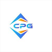 cpg abstract technologie logo ontwerp Aan wit achtergrond. cpg creatief initialen brief logo concept. vector