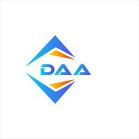 daa abstract technologie logo ontwerp Aan wit achtergrond. daa creatief initialen brief logo concept. vector