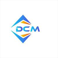 dcm abstract technologie logo ontwerp Aan wit achtergrond. dcm creatief initialen brief logo concept. vector