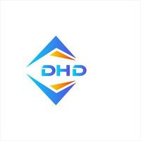 dhd abstract technologie logo ontwerp Aan wit achtergrond. dhd creatief initialen brief logo concept. vector