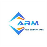 arm abstract technologie logo ontwerp Aan wit achtergrond. arm creatief initialen brief logo concept. vector