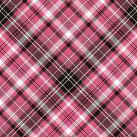 naadloos patroon in roze, wit en zwart kleuren voor plaid, kleding stof, textiel, kleren, tafelkleed en andere dingen. vector afbeelding. 2