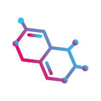 molecuul vector pictogram