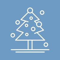 kerstboom vector pictogram