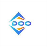 doo abstract technologie logo ontwerp Aan wit achtergrond. doo creatief initialen brief logo concept. vector