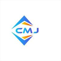 cmj abstract technologie logo ontwerp Aan wit achtergrond. cmj creatief initialen brief logo concept. vector