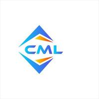 cml abstract technologie logo ontwerp Aan wit achtergrond. cml creatief initialen brief logo concept. vector