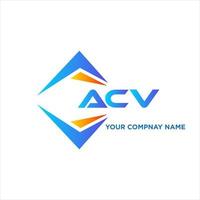 acv abstract technologie logo ontwerp Aan wit achtergrond. acv creatief initialen brief logo concept. vector