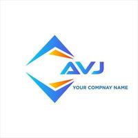 avj abstract technologie logo ontwerp Aan wit achtergrond. avj creatief initialen brief logo concept. vector