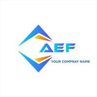 aef abstract technologie logo ontwerp Aan wit achtergrond. aef creatief initialen brief logo concept. vector