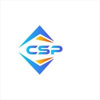 csp abstract technologie logo ontwerp Aan wit achtergrond. csp creatief initialen brief logo concept. vector
