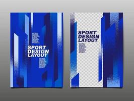 sport ontwerp lay-out, sjabloonontwerp, sport achtergrond, dynamische poster, penseel snelheid banner, vectorillustratie. vector