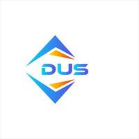 dus abstract technologie logo ontwerp Aan wit achtergrond. dus creatief initialen brief logo concept. vector