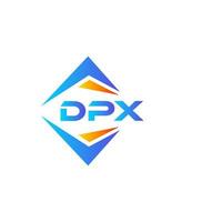 dpx abstract technologie logo ontwerp Aan wit achtergrond. dpx creatief initialen brief logo concept. vector