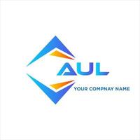 aul abstract technologie logo ontwerp Aan wit achtergrond. aul creatief initialen brief logo concept. vector