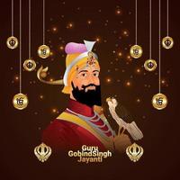 guru gobind singh jayanti-viering vector