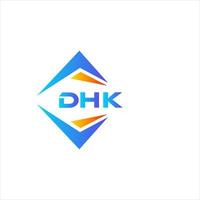 dhk abstract technologie logo ontwerp Aan wit achtergrond. dhk creatief initialen brief logo concept. vector