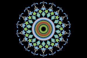 mandala mozaïek- ornament grafisch ontwerp vector
