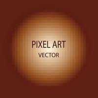 pixel kunst bal met helling vector illustratie