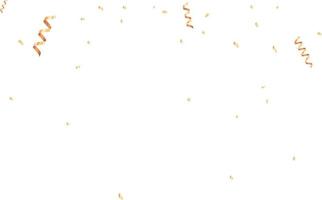 goud confetti voor de partij ,cadeau, decoratie, verjaardag, confetti pictogram.vector tekening vector