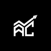 ac brief logo creatief ontwerp met vector grafisch, ac gemakkelijk en modern logo.
