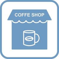 koffie winkel vector icoon