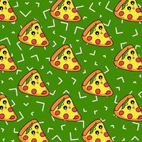 vector naadloos pizza patroon.