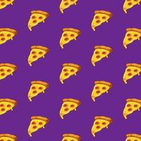 vector naadloos pizza patroon.