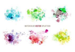 waterverf vector spetters