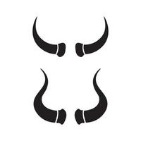 stier logo en toeter symbolen koe vector sjabloon pictogrammen app