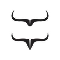 stier logo en toeter symbolen koe vector sjabloon pictogrammen app