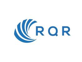 rqr brief logo ontwerp Aan wit achtergrond. rqr creatief cirkel brief logo concept. rqr brief ontwerp. vector