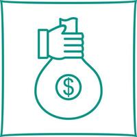 uniek geld sharing vector icoon