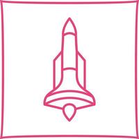 raket vector pictogram