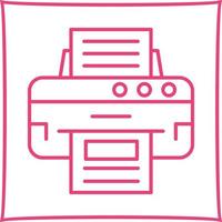 printer vector pictogram