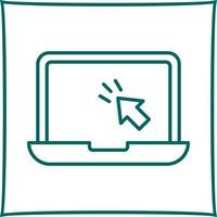 laptop vector pictogram