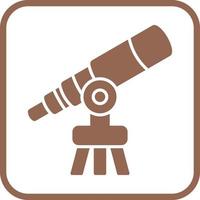 telescoop vector pictogram