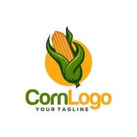 landbouw logo sjabloon ontwerp. maïs icoon, teken of symbool. boerderij. vector vlak ontwerp