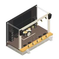 fase isometrische samenstelling vector