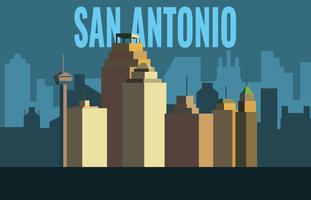 San antonio landmark vector