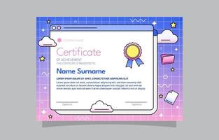 creatieve certificaatsjabloon vector