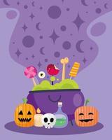 halloween viering poster vector