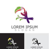 toekan gemakkelijk logo ontwerp beeld vogel vector illustratie