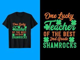 docent, heilige Patrick dag, typografie, vector t-shirt ontwerp