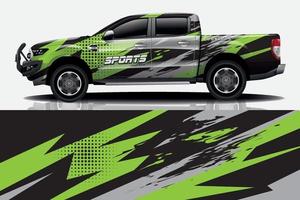 auto wrap grafische race abstracte achtergrond voor wrap en vinyl sticker vector